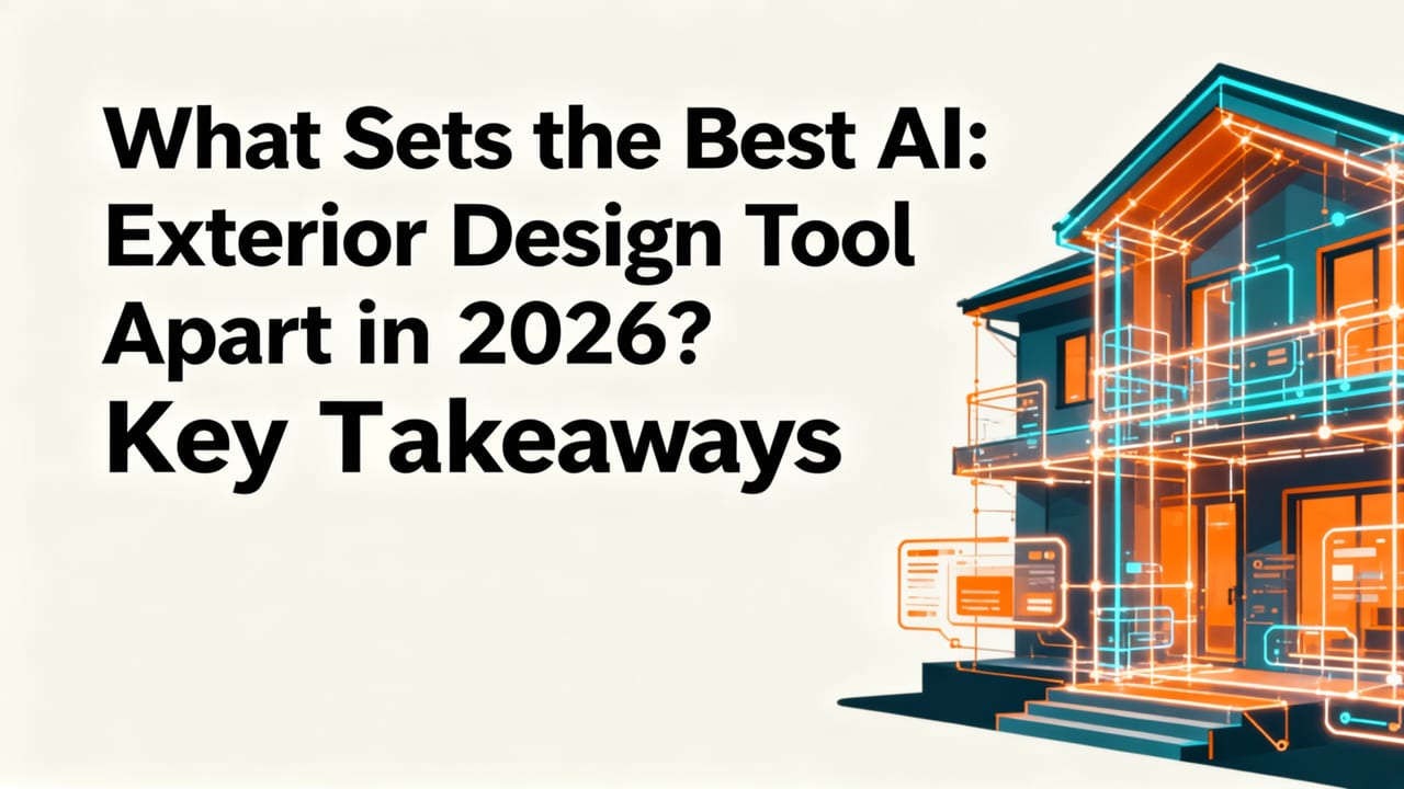 What Sets the Best AI Exterior Design Tool Apart in 2026? - ai exterior design tool