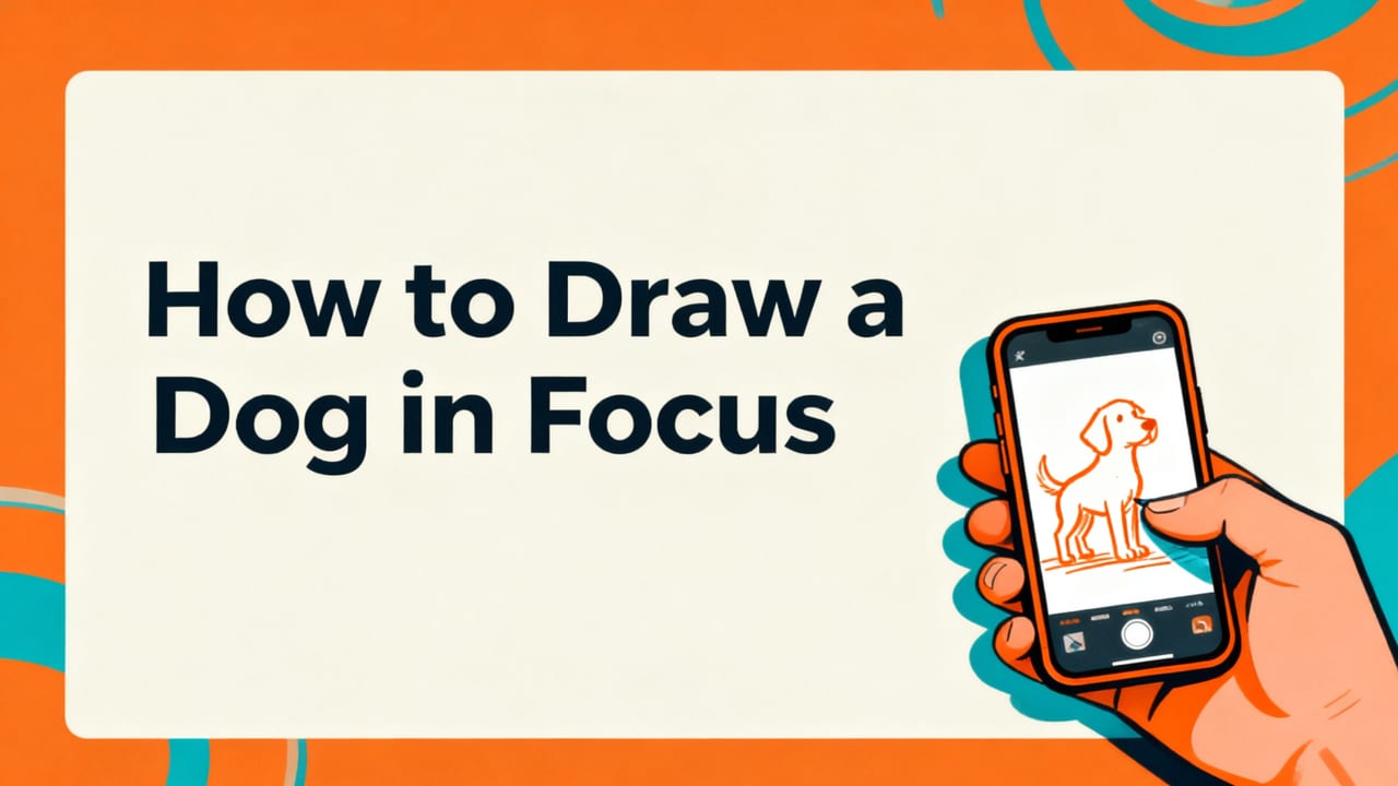 How to Draw a Dog Step by Step with Your Phone - how to draw a dog step by step with phone