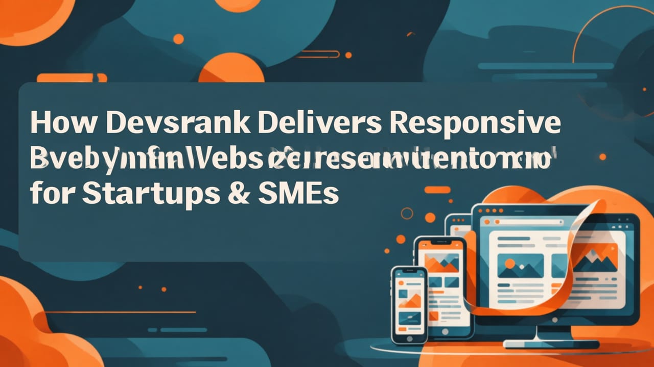 How Devsrank Delivers Responsive Website Development for Startups & SMEs - responsive website development agency