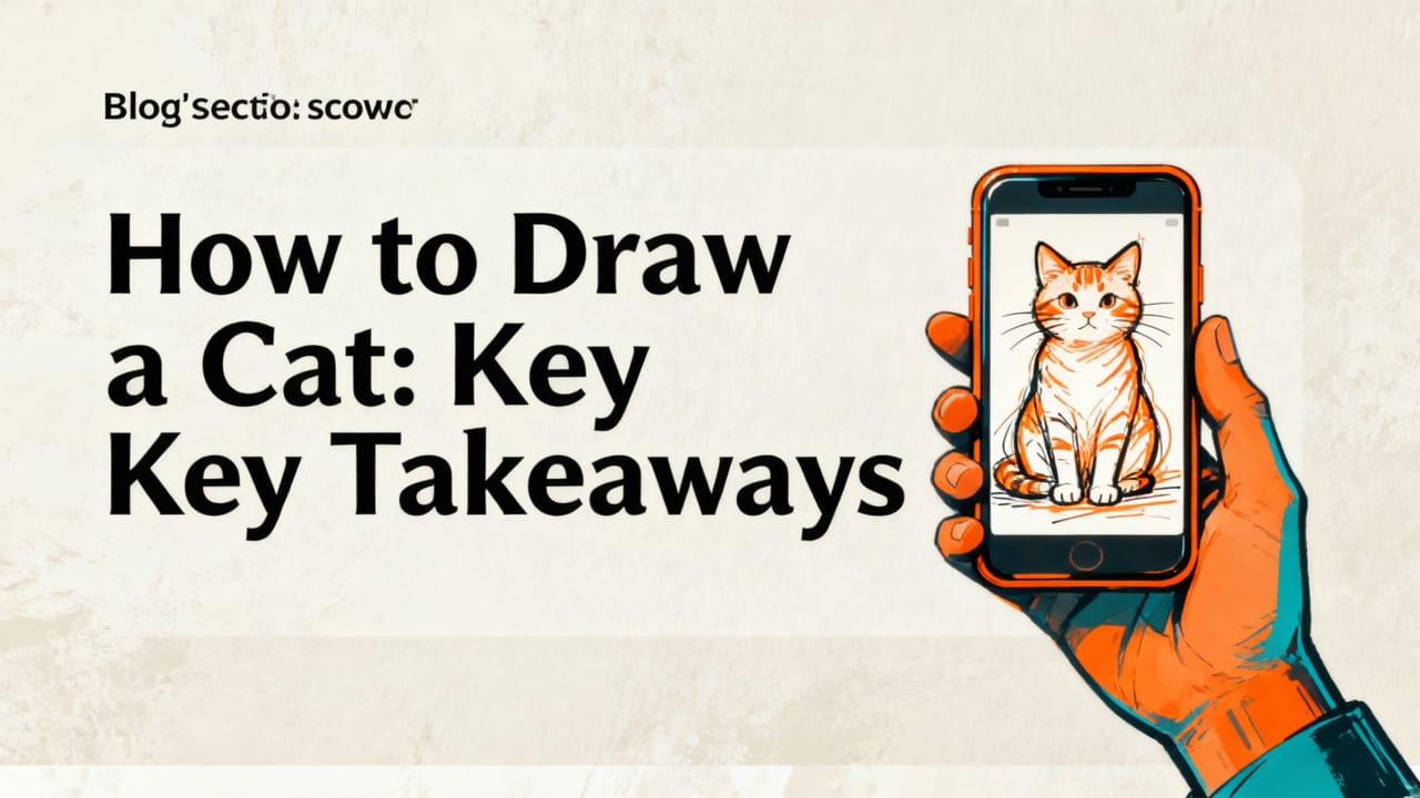 How to Draw a Cat Step by Step with Your Phone (2026 Method) - cat drawing app for beginners