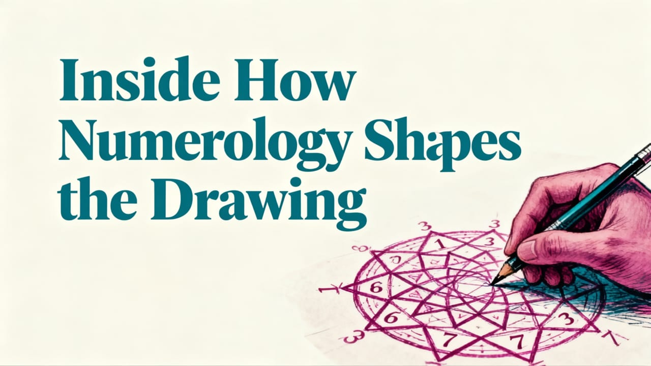 How Numerology Shapes the Drawing Process - numerology soulmate drawing