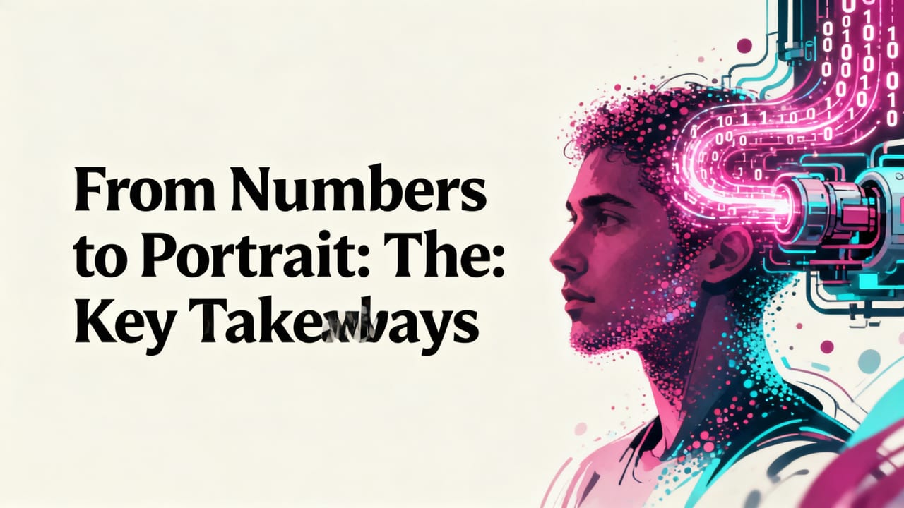 From Numbers to Portrait: The AI Rendering Pipeline - numerology soulmate drawing