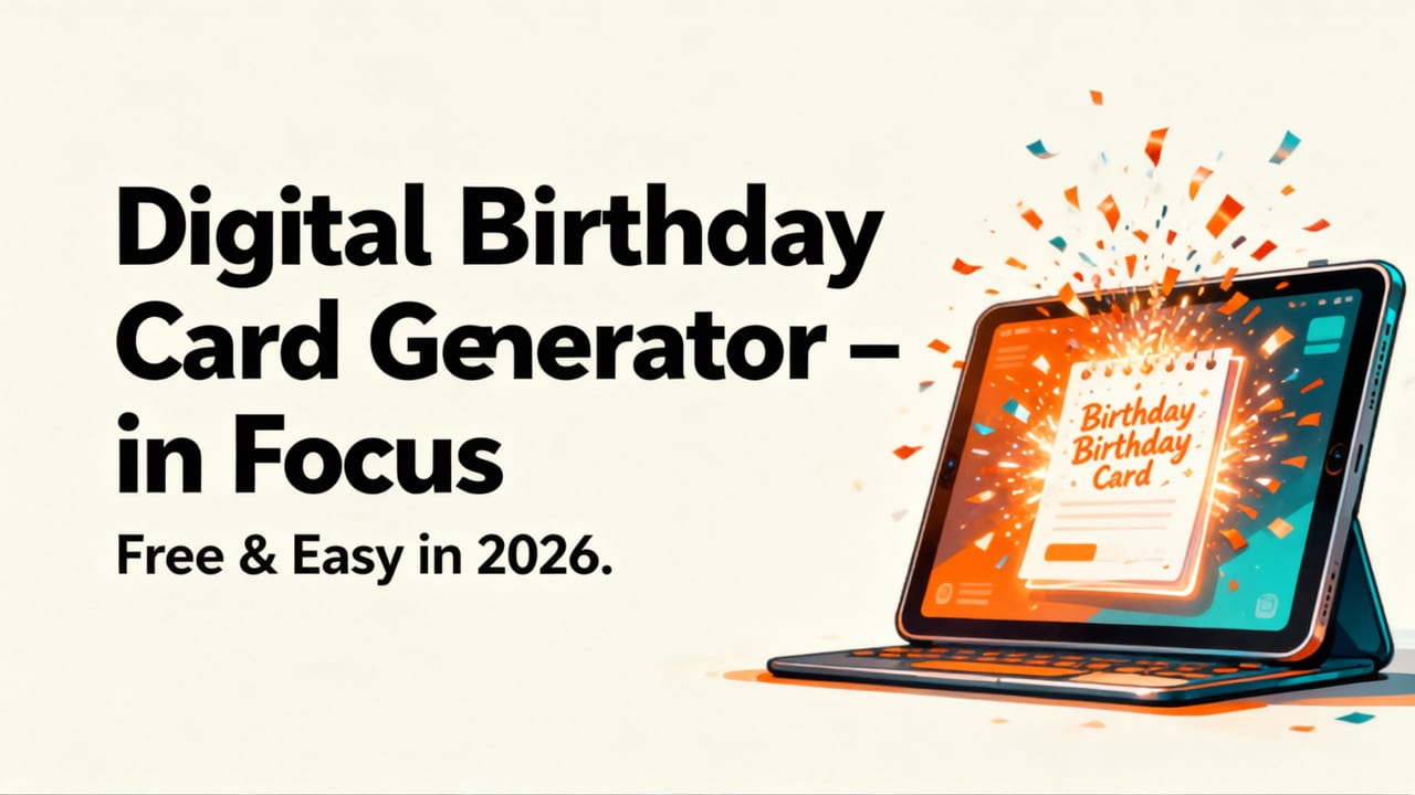 Digital Birthday Card Generator – Free & Easy in 2026 - digital birthday card generator