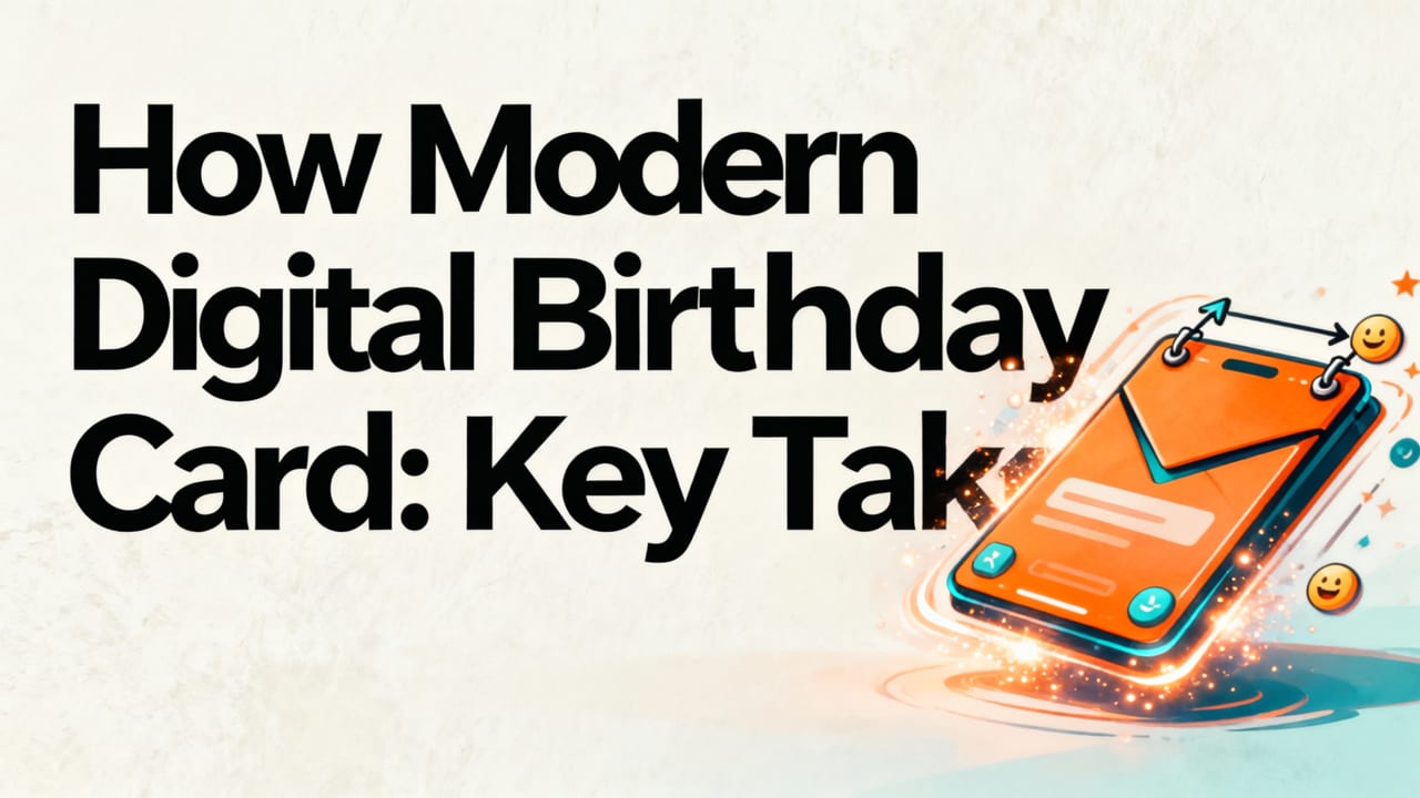 How Modern Digital Birthday Card Generators Actually Work (2026 Edition) - digital birthday card generator