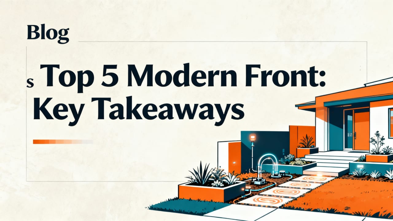2026’s Top 5 Modern Front Yard Design with AI Concepts (Validated & Tested) - modern front yard design with ai