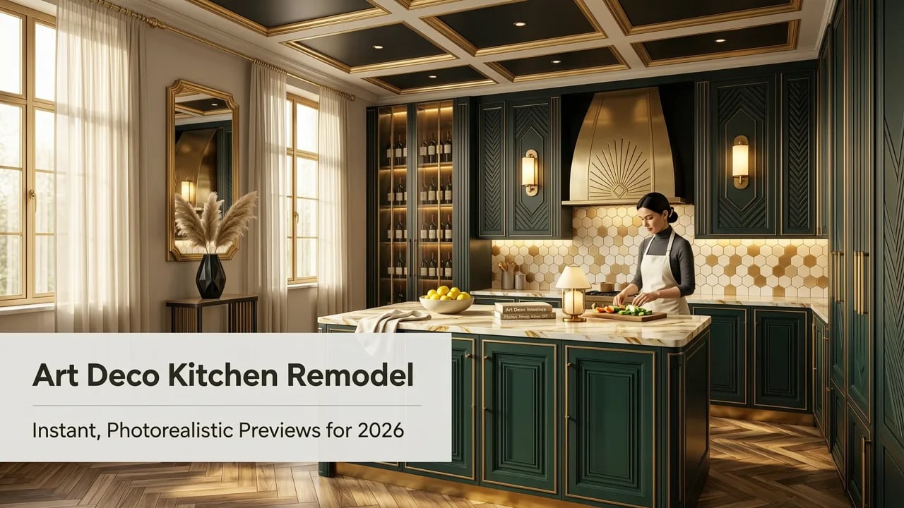 Art Deco Kitchen Remodel Visualizer — Try It Free in 2026