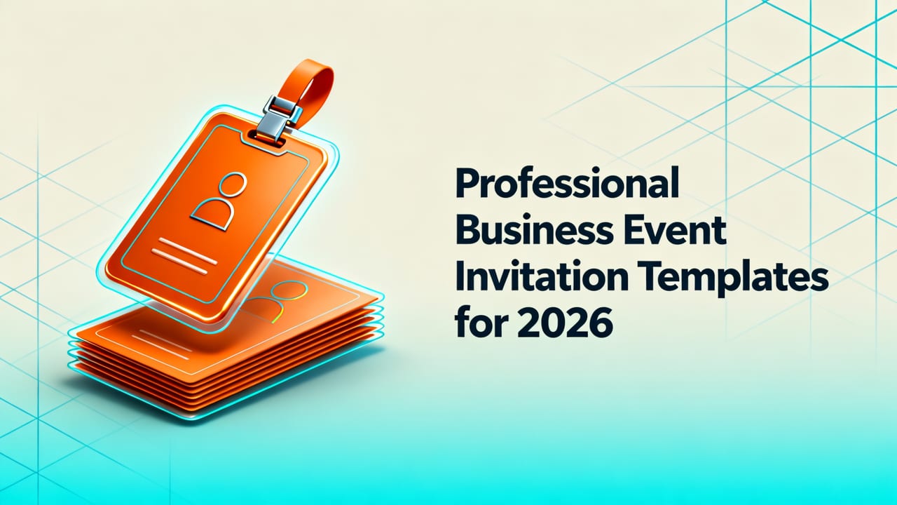 Professional Business Event Invitation Templates for 2026 - business event invitation template