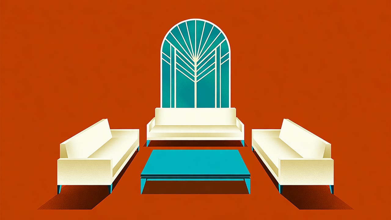 Core Design Principles for a Modern Art Deco Living Room - modern art deco living room
