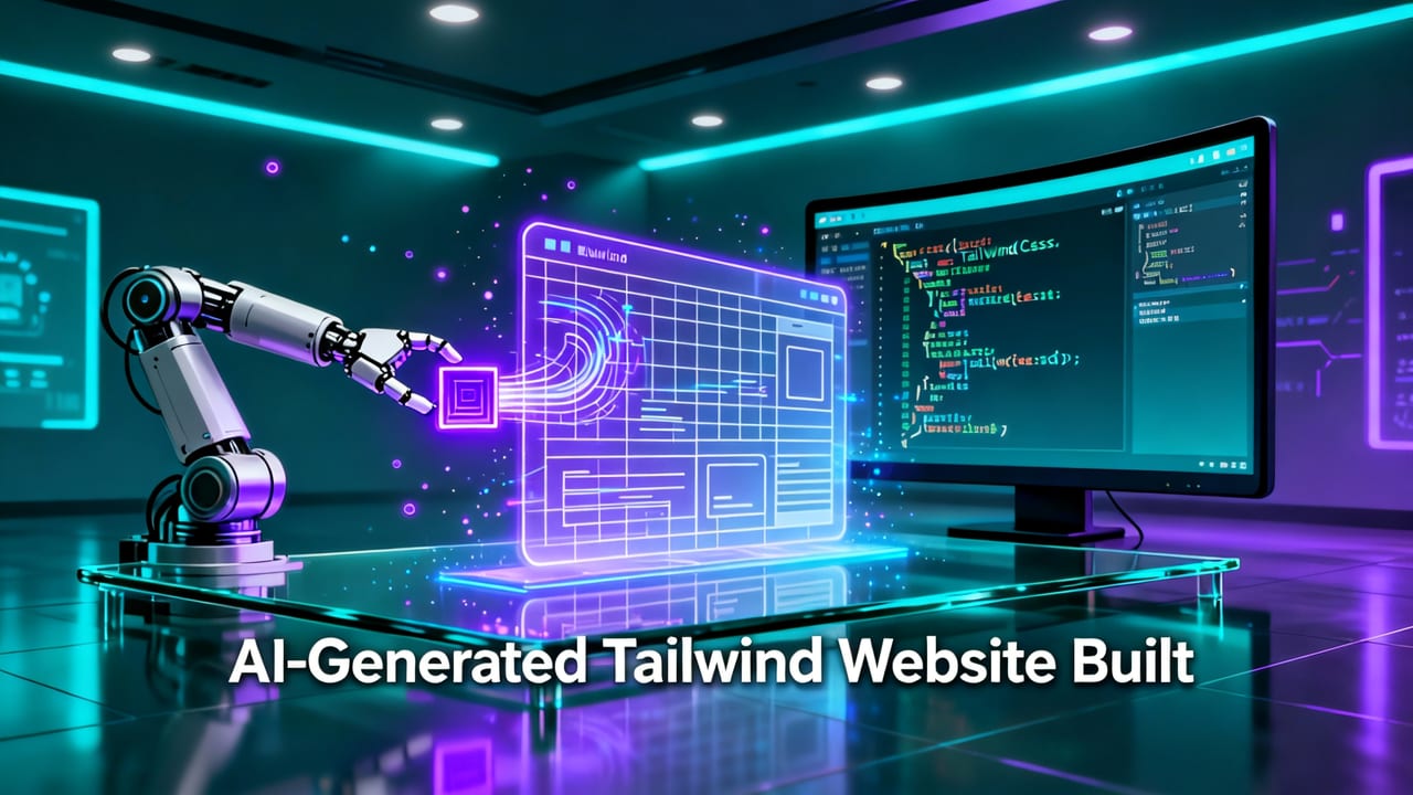 How an AI-Generated Tailwind Website Is Built (Step-by-Step) - ai generated tailwind website