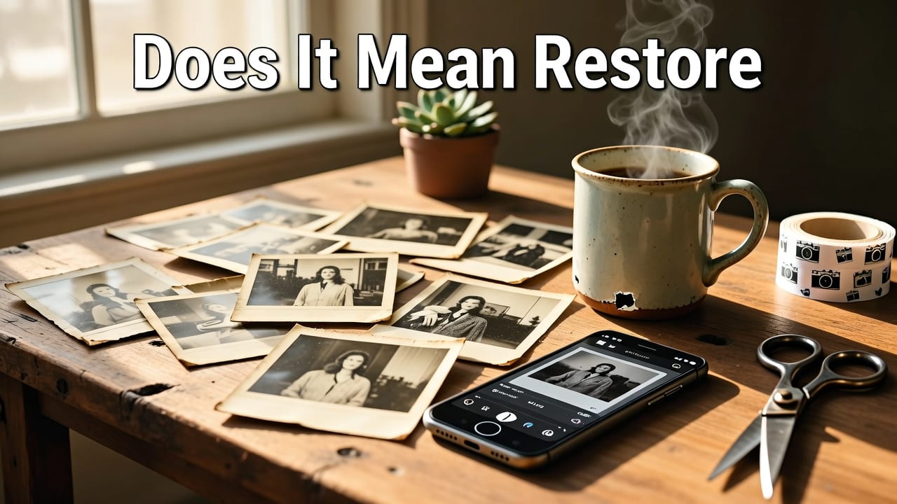 What Does It Mean to Restore Old Photos Online Free in 2026? - restore old photos online free