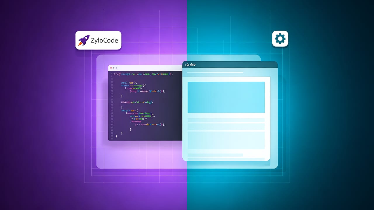 ZyloCode vs v0.dev: Core Differences at a Glance - zylocode vs v0.dev