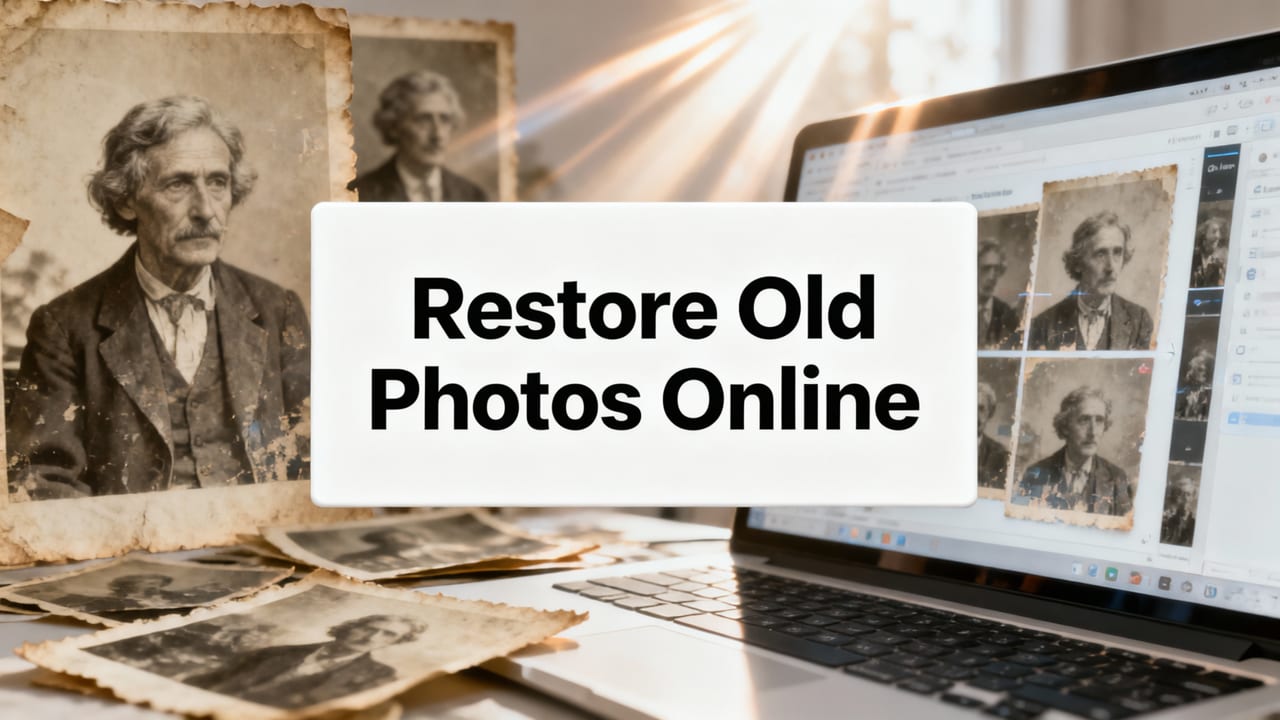 Restore Old Photos Online Free in 2026 — No Skills Needed