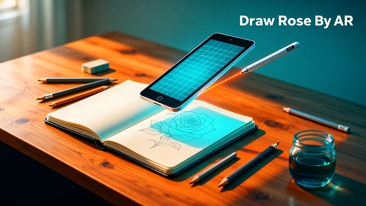 How to Draw a Rose Step by Step Using AR Tracing (2026 Edition) - how to draw a rose step by step