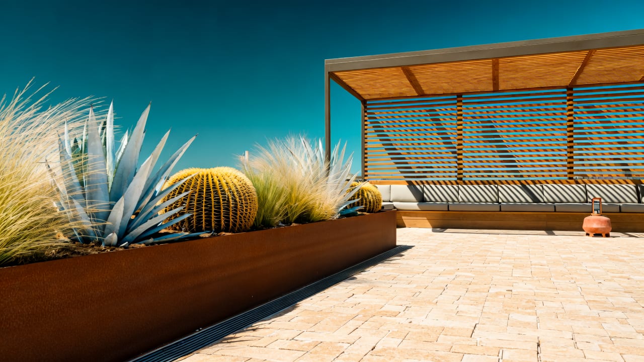 Desert Patio Landscaping Ideas Are Now Driven by Climate Intelligence — Not Just Aesthetics - desert patio landscaping ideas