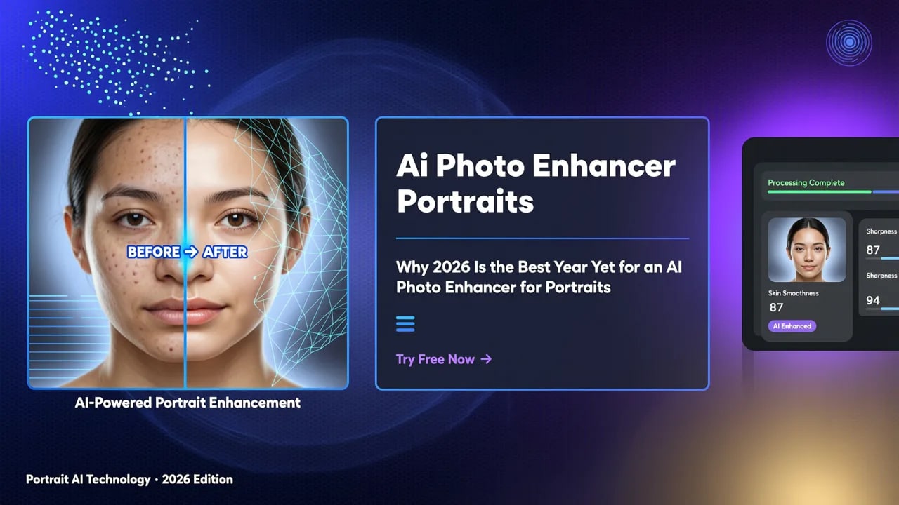 Top AI Photo Enhancer for Portraits — Try Free Now