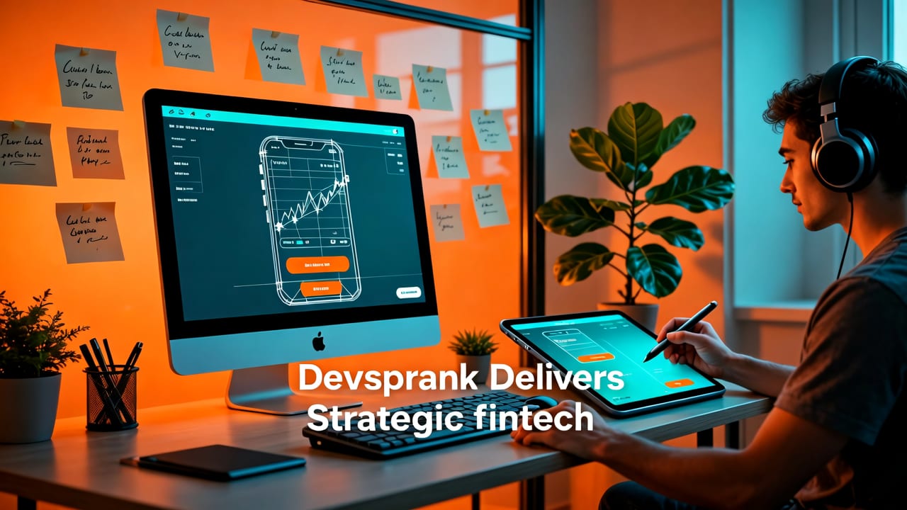 How Devsrank Delivers Strategic Fintech App UI UX Design - fintech app ui ux design