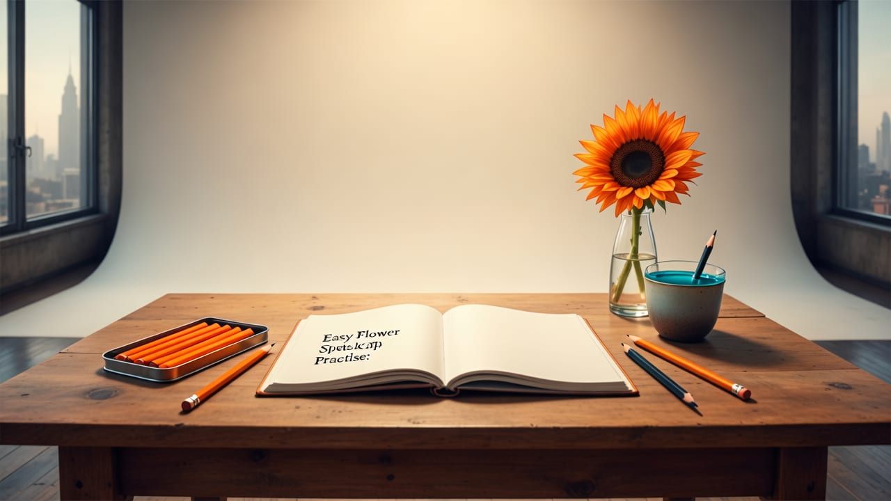 Easy Flower Sketching Practice: Your 5-Minute Setup Guide (2026 Edition) - easy flower sketching practice