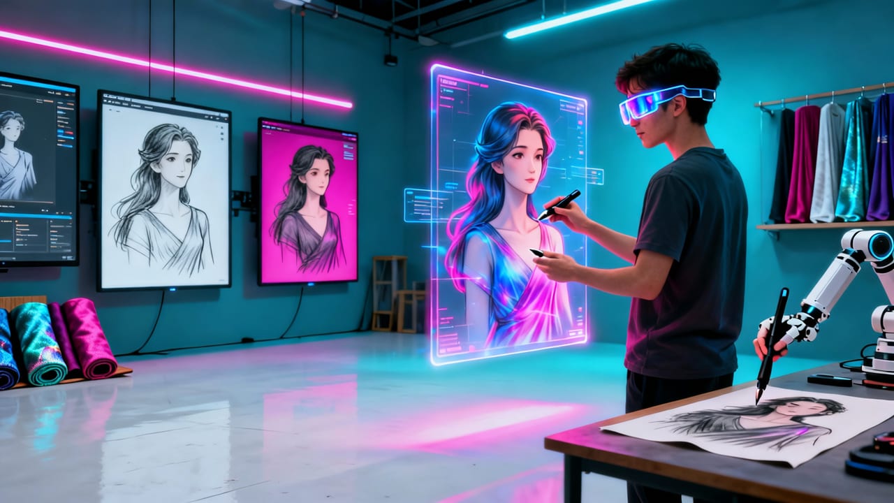 What Happens After Generation? Beyond the Sketch - how does ai soulmate art work
