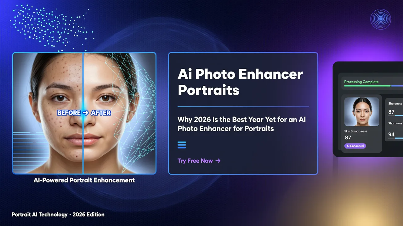 Top AI Photo Enhancer for Portraits — Try Free Now