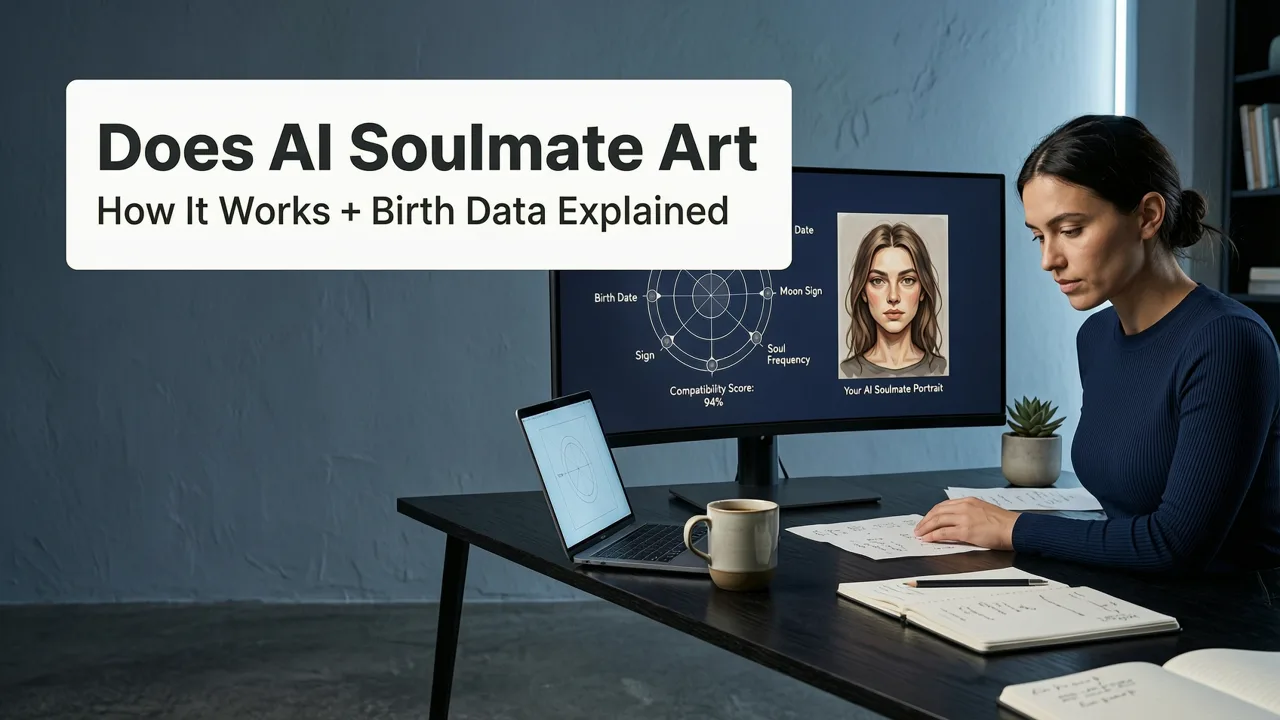 How Does AI Soulmate Art Work? Birth Data + AI Explained
