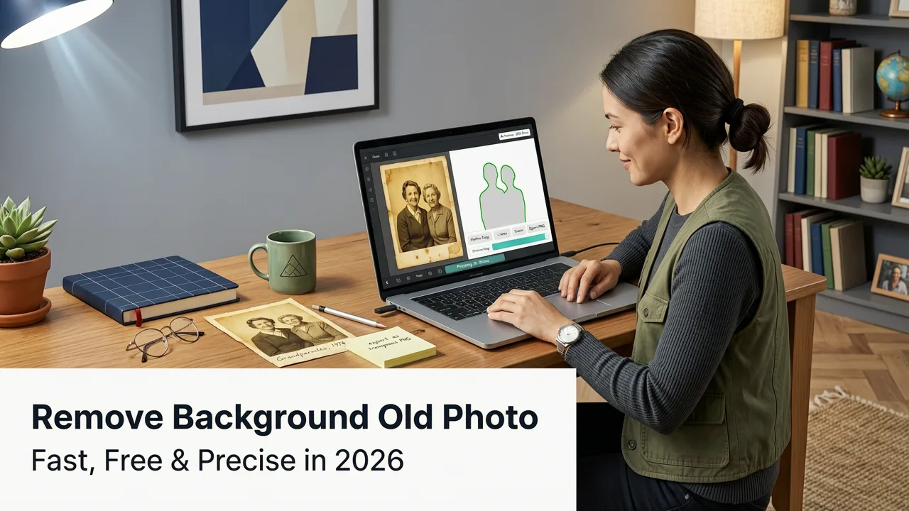Remove Background from Old Photo Online — Fast, Free & Precise in 2026