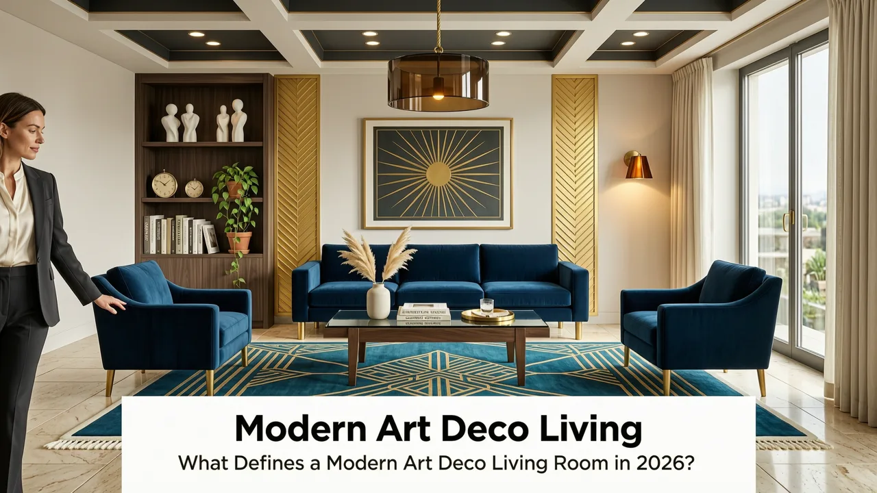 Modern Art Deco Living Room Inspiration 2026