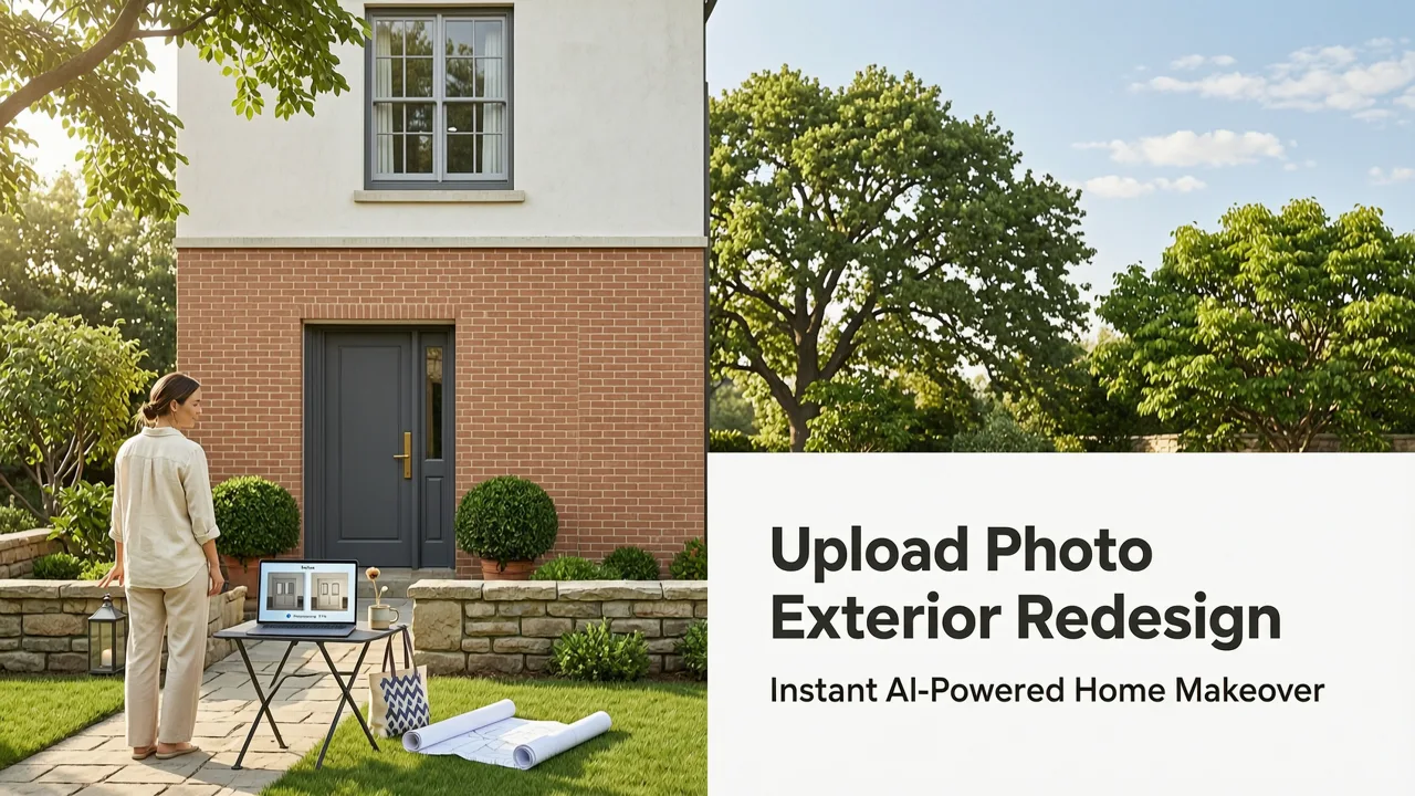 Upload Photo Exterior Redesign — Instant AI-Powered Home Makeover in