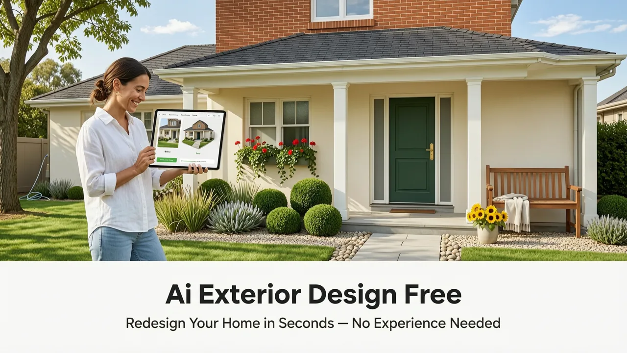 AI Exterior Design Free Tool – Redesign Your Home in Seconds