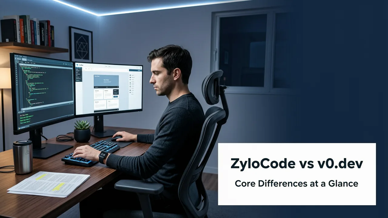 Featured image for ZyloCode vs v0.dev: AI Website Builders Compared (2026)