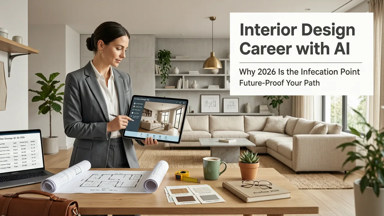Interior Design Career with AI: Future-Proof Path in 2026