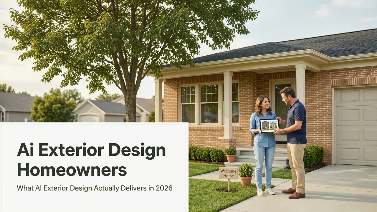 AI Exterior Design for Homeowners in 2026: Realistic, Photo-First