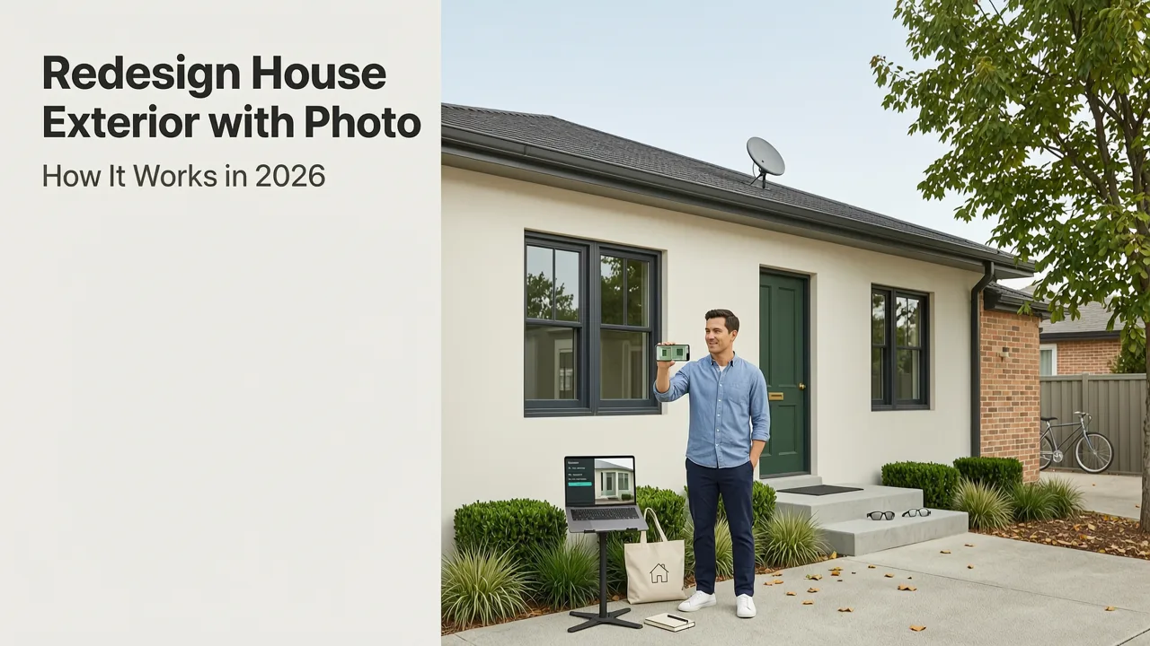 Redesign House Exterior with Photo — Free AI Tool for 2026