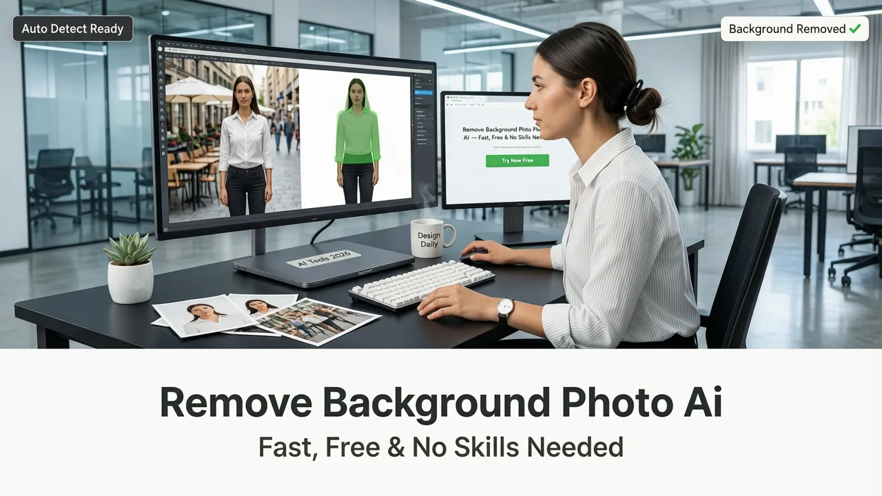 Remove Background from Photo Using AI — Fast, Free & No Skills Needed