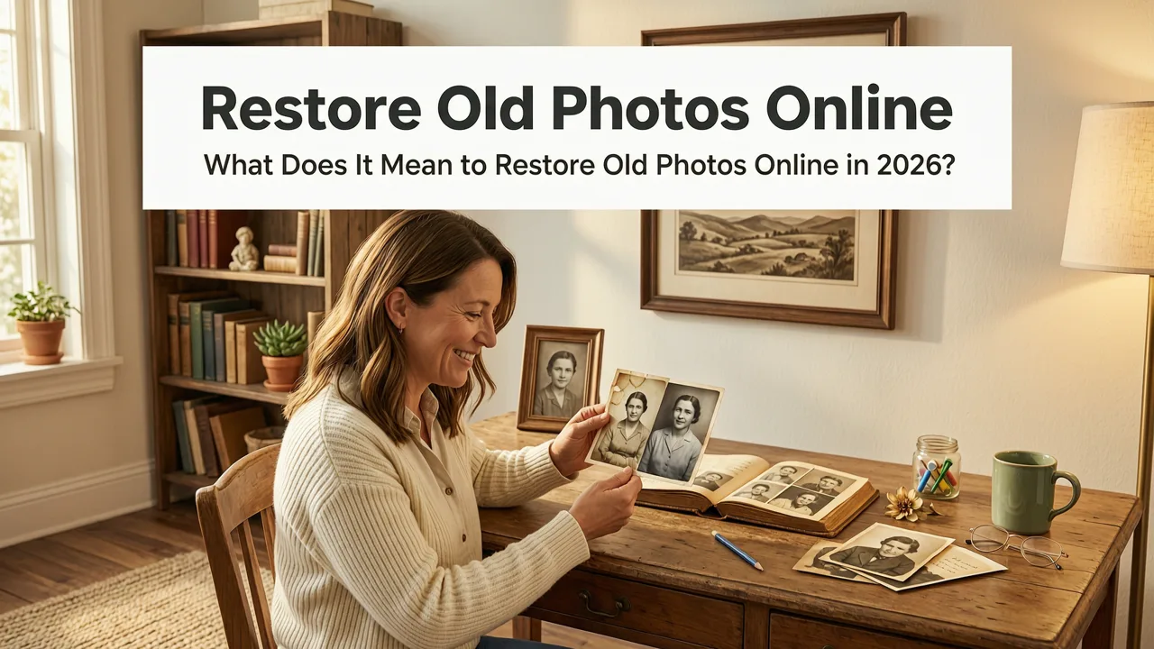 Restore Old Photos Online in Seconds (2026 Guide)