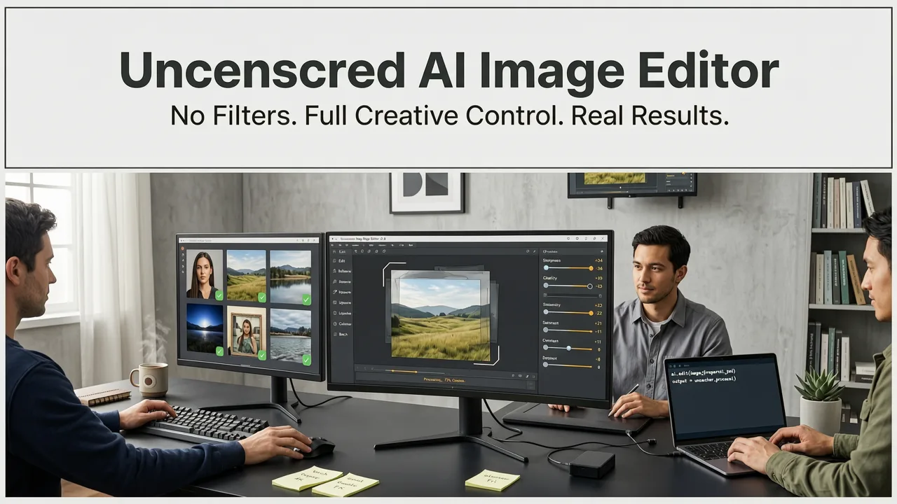 Featured image for Uncensored AI Image Editor — No Filters, Full Creative Control in 2026