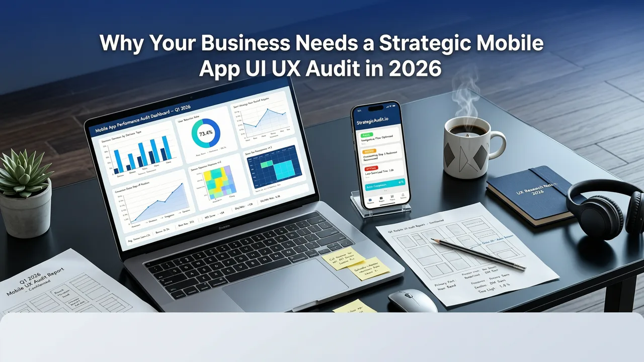 Why Your Business Needs a Strategic Mobile App UI UX Audit in 2026 - mobile app ui ux audit