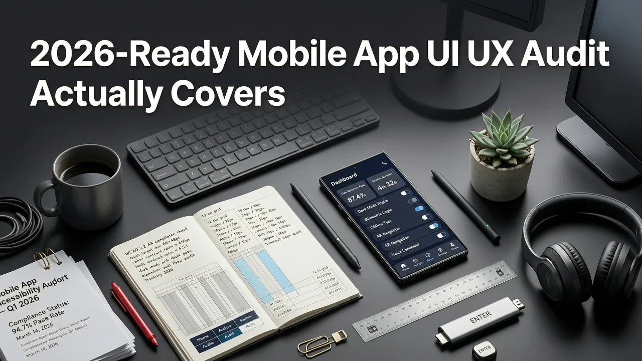 What a 2026-Ready Mobile App UI UX Audit Actually Covers - mobile app ui ux audit