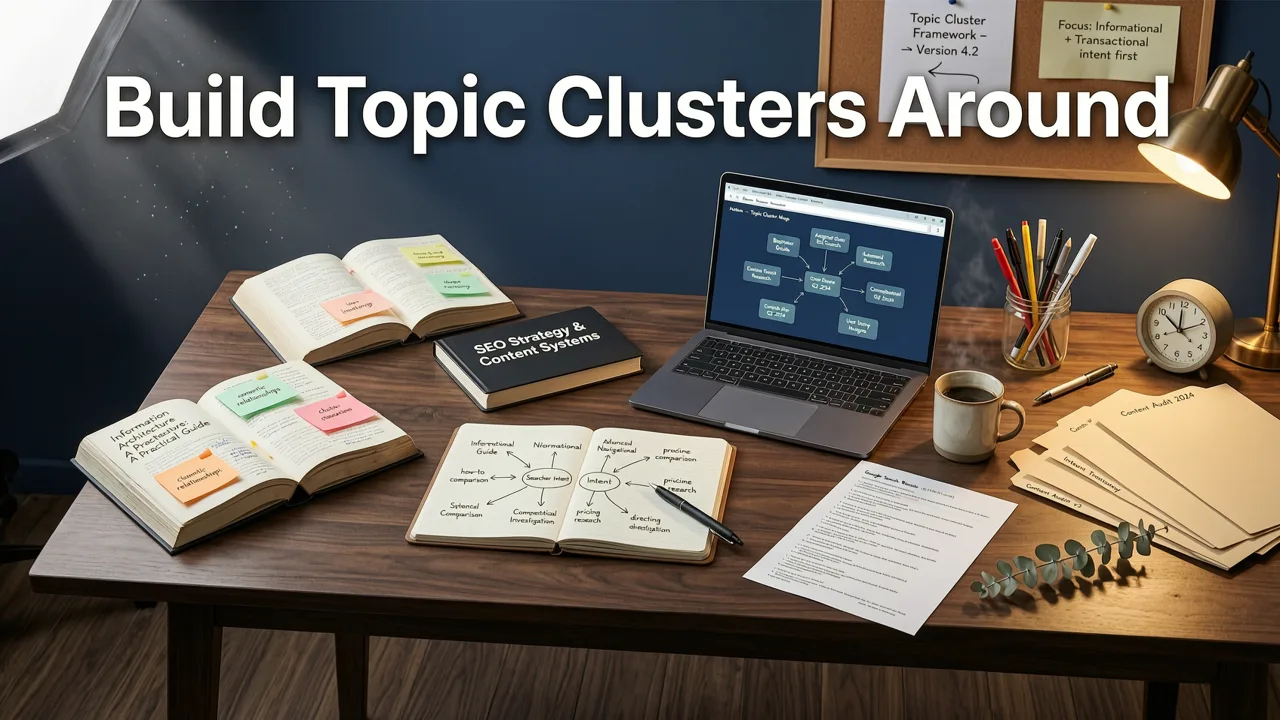 1. Build Topic Clusters Around Searcher Intent—Not Just Keywords - how to grow organic traffic 2026