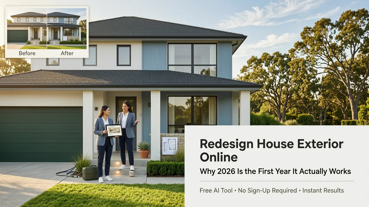 Redesign House Exterior Online — Free AI Tool for 2026