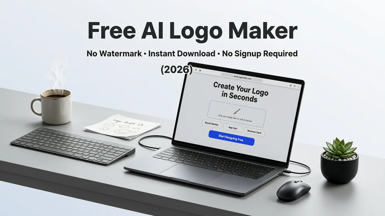 Free AI Logo Maker — No Watermark, Instant Download (2026) - free ai logo maker no watermark