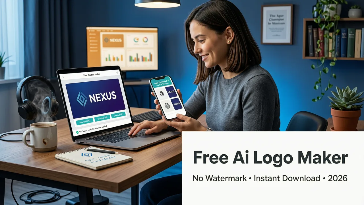 Free AI Logo Maker — No Watermark, Instant Download (2026)