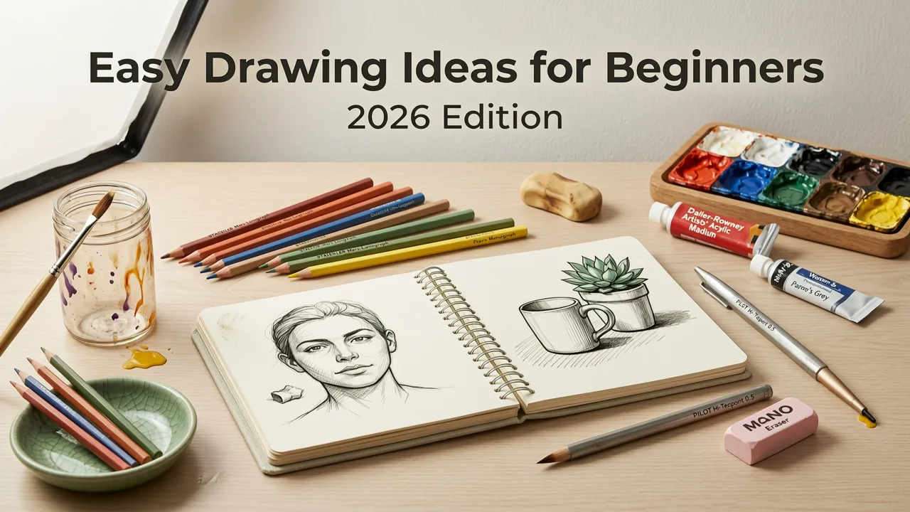 15 Easy Drawing Ideas for Beginners (2026 Edition) - easy drawing ideas for beginners
