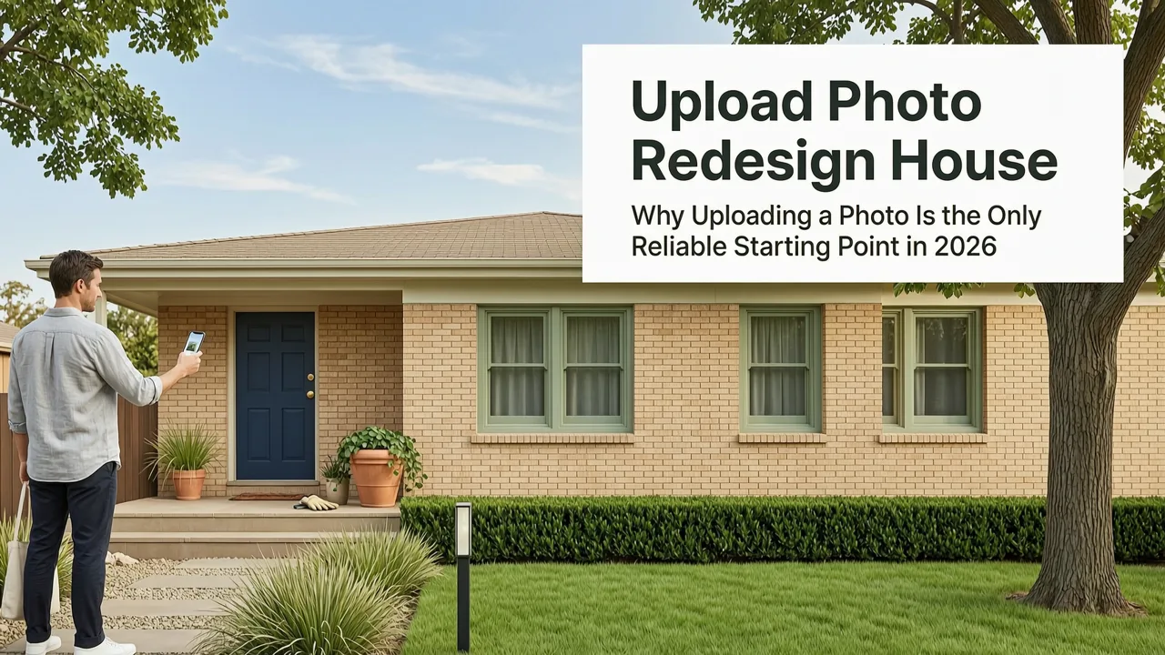 Upload Photo to Redesign House Exterior with AI in 2026