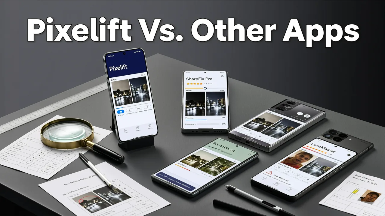 Pixelift vs. Other Top Apps to Fix Blurry Photo on Android (2026 Comparison) - fix blurry photo android app