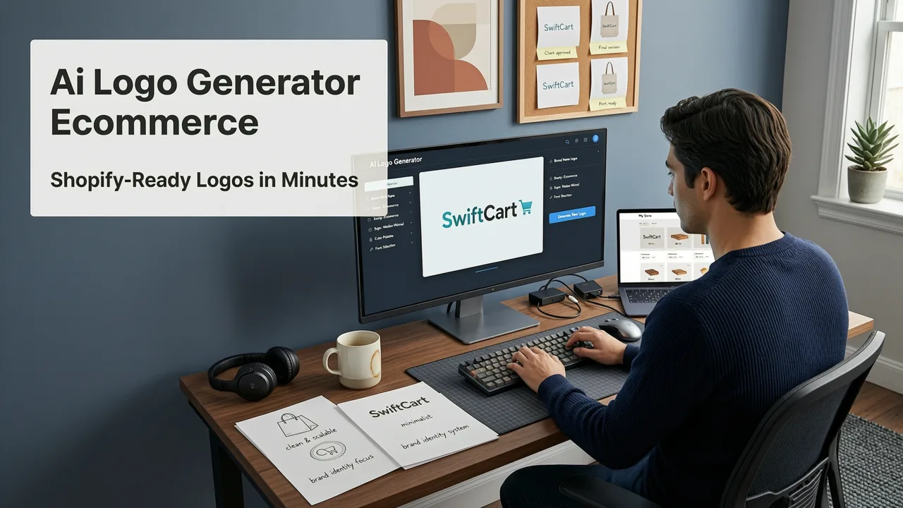 AI Logo Generator for Ecommerce — Shopify-Ready Logos in Minutes