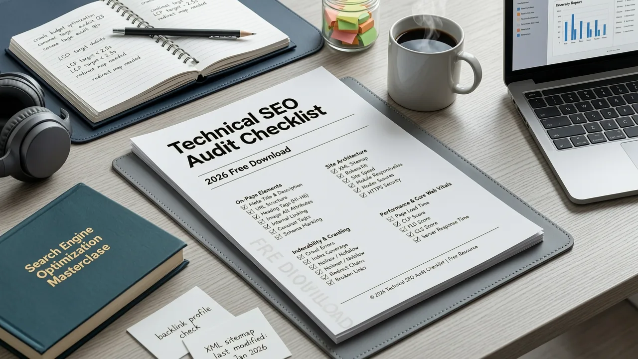 Technical SEO Audit Checklist (2026 Free Download) - technical seo audit checklist