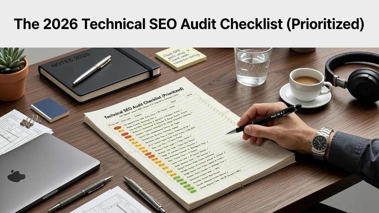 The 2026 Technical SEO Audit Checklist (Prioritized) - technical seo audit checklist