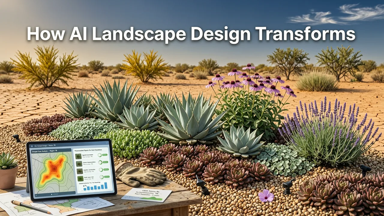 How AI Landscape Design Transforms Drought-Tolerant Plant Selection - drought tolerant front yard plants uk