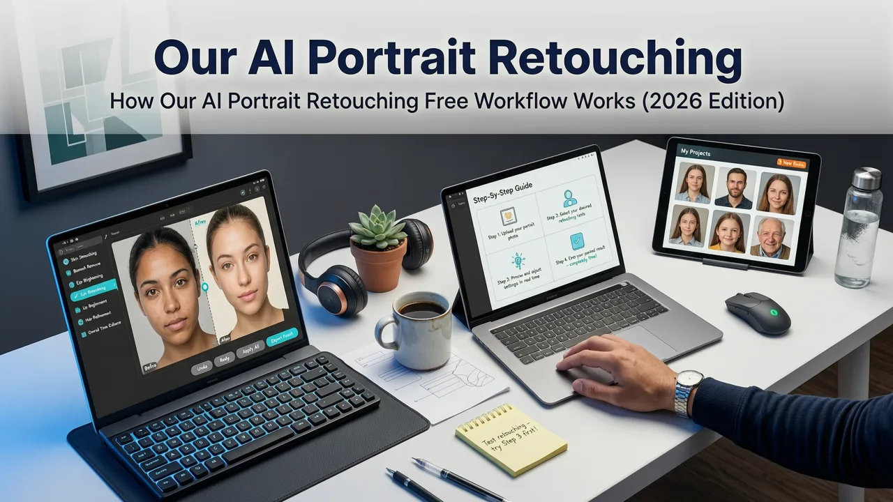 How Our AI Portrait Retouching Free Workflow Works (2026 Edition) - ai portrait retouching free