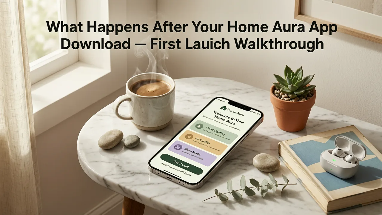 What Happens After Your Home Aura App Download — First Launch Walkthrough - home aura app download